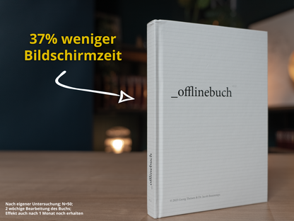 Offlinebuch 37% weniger Bildschirmzeit